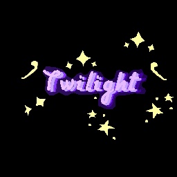 "Twilight" Word Art