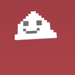 White happy blob