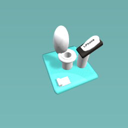 Toilet with I-Phone