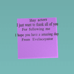 Thanks for following me! If you follow me i follow you