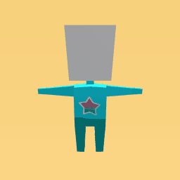 Star Shirt with aqua pants