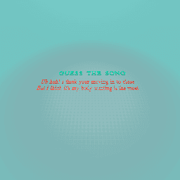 GUESS THE SONG