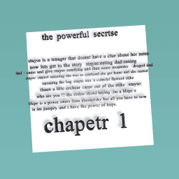 the powerful secrats chapter 1