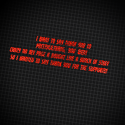 THANK YOU @PrettyLilThang