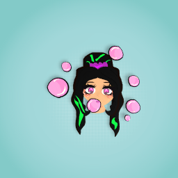 Bubble girl