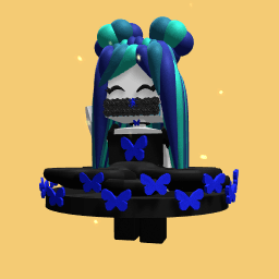 all blue fly girl dress