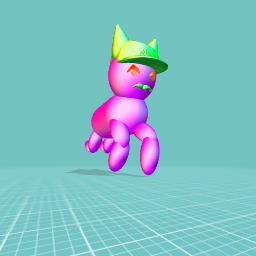 CRAZY CAT OUT FOR A JUMP