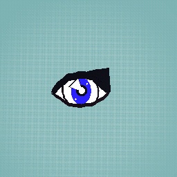 blue girl eye