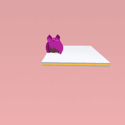 A girl with cat ears