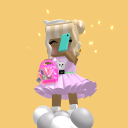 Nervise girl (like shes saying hi to her crush)