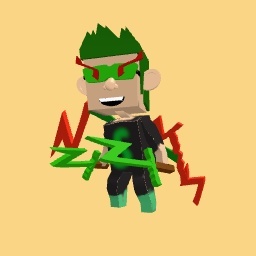 Fire snake with swords