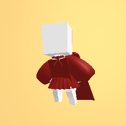 Cute little red riding hood girl outfit