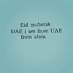 Eid mubarak