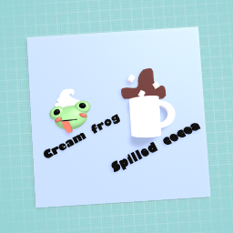 Creamy frog w/ cocoa