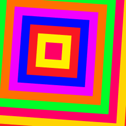 crazy rainbow desighn party