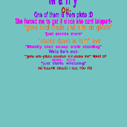 to md, glitch, and error