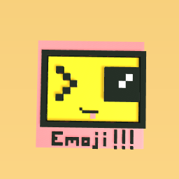 Cute winky emoji
