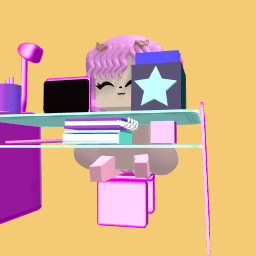 pink desk
