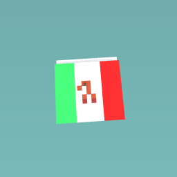 Mexico flag 100 blocks
