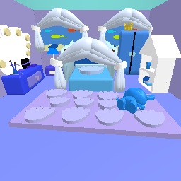 Mermaid Blue Bedroom