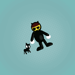 cartoon cat boy
