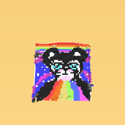 Rainbow galaxy panda type of thing