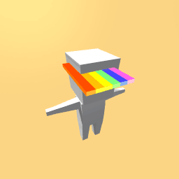 Rainbow hat