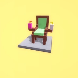 lounge-chair with drinkholders