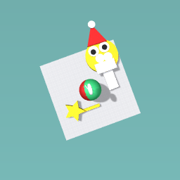Christmas Star,Ornament And Santa Claus Toy