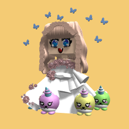 cute girl with her pets