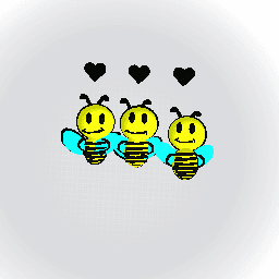 The three besties that are bees