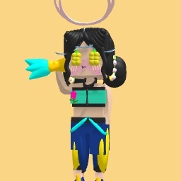 Zoey with pinaple eyes