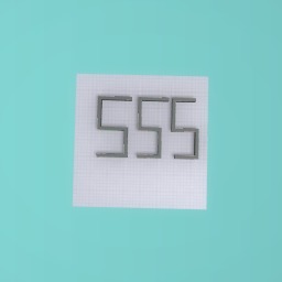 thisis how u write 555 in block languge