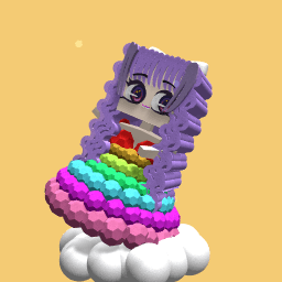 Purple rainbow queen