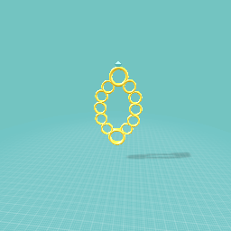 Gold chain with a diamond