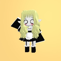 Me as a girl (with a maid dress) 