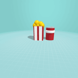 coke and butter popping corn