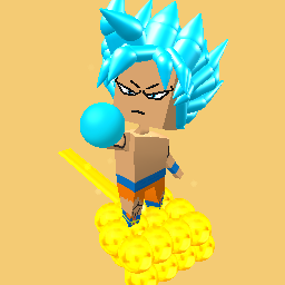 Start of SSJ blue Goku