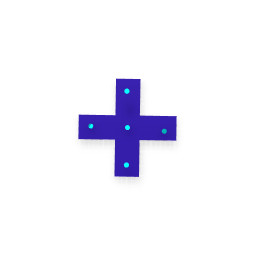 The astronaut cross shape