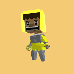 Steve with Gold Armor