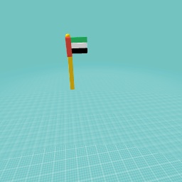 علم الامارات 3d