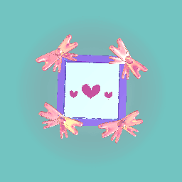 Pretty frame with cute bows