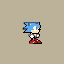 Sonic The Hedgehog pixel art