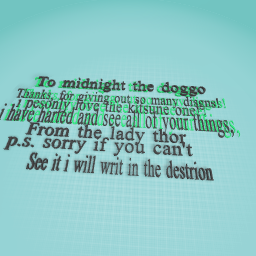 To Midnight the doggo