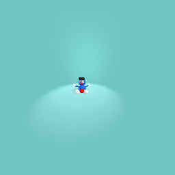 small teddy playing with ball