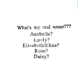 What's my real name?