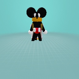 Mickey on a jetpack