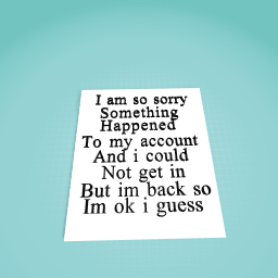 Something happened...