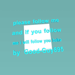 please follow me