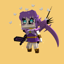 purple girl warrior